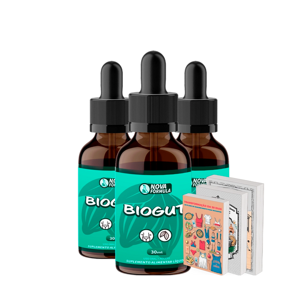 Biogut - 3 Unidades + 3 Ebooks