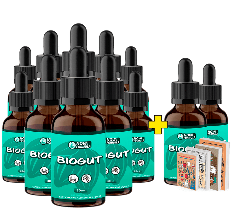 Biogut - 12 Unidades + 4 Ebooks