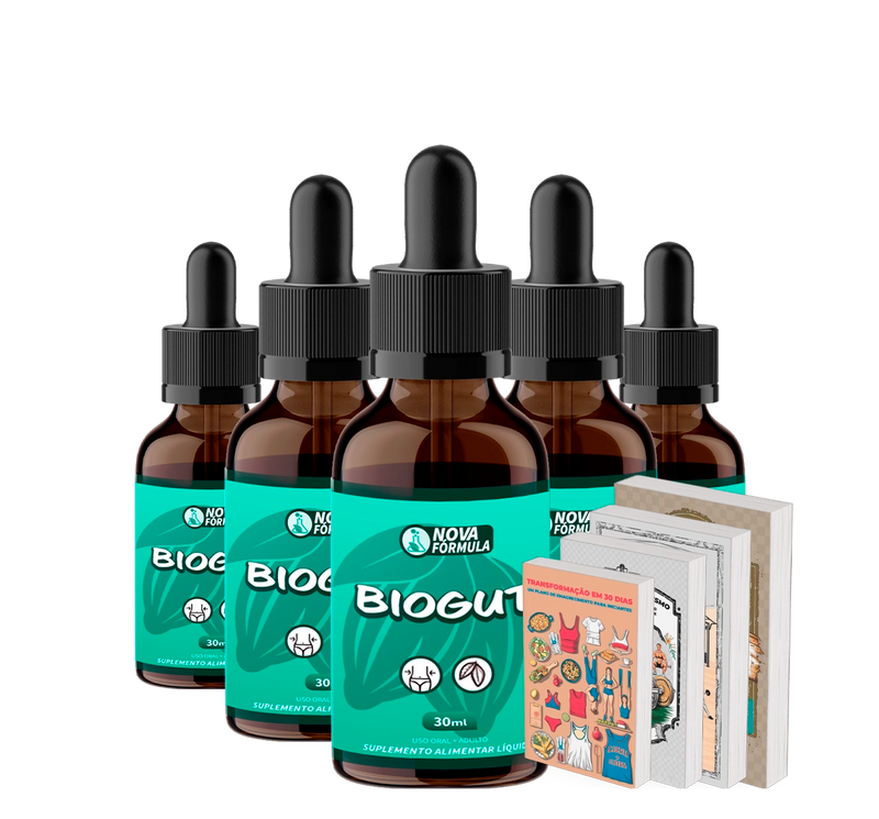 Biogut - 5 Unidades + 4 Ebooks